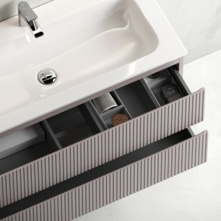 Подвесная тумба под раковину Sancos Snob T SNT100SM 100см Doha Soft